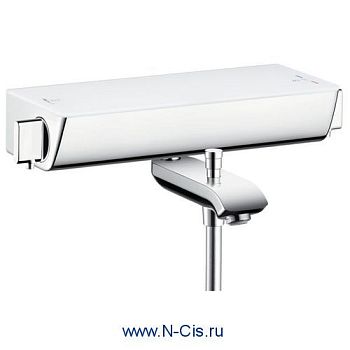 Hansgrohe 13141400 Термостат для ванны белый хром Ecostat S в Пятигорске
