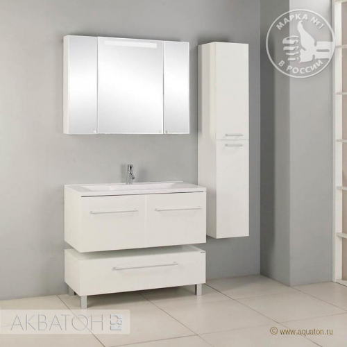 Комод с ящиком МАДРИД 100 М Акватон 1A127903MA010 997x250x441мм в Пятигорске