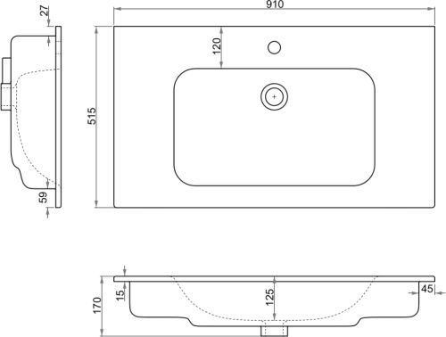 Раковина STWORKI 91 42091-KL в Пятигорске